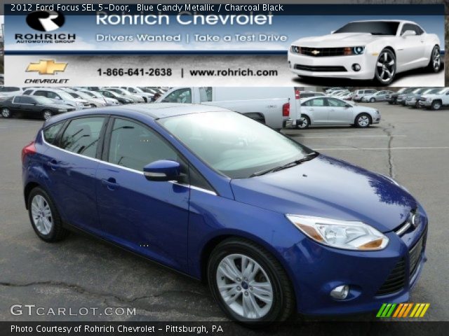 2012 Ford Focus SEL 5-Door in Blue Candy Metallic