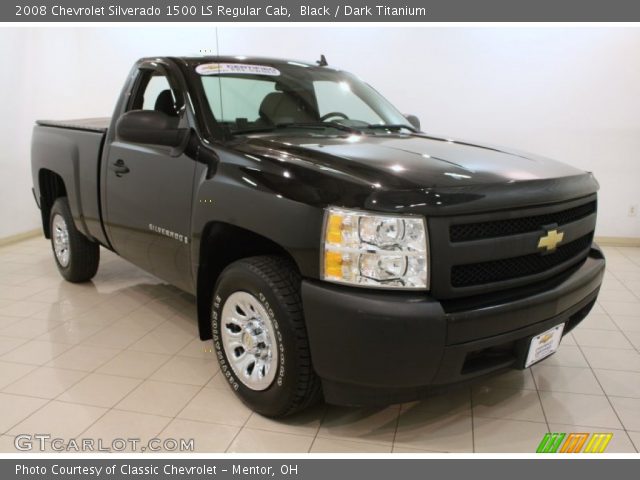 2008 Chevrolet Silverado 1500 LS Regular Cab in Black