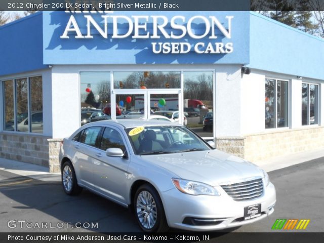 2012 Chrysler 200 LX Sedan in Bright Silver Metallic