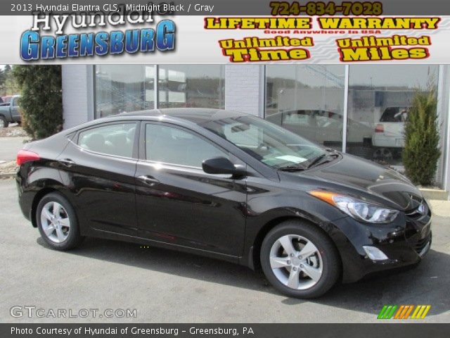 2013 Hyundai Elantra GLS in Midnight Black