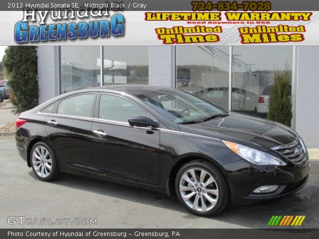 2013 Hyundai Sonata SE in Midnight Black