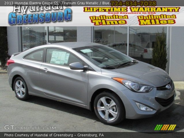 2013 Hyundai Elantra Coupe GS in Titanium Gray Metallic