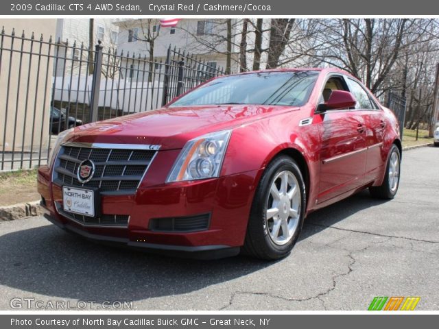 2009 Cadillac CTS 4 AWD Sedan in Crystal Red