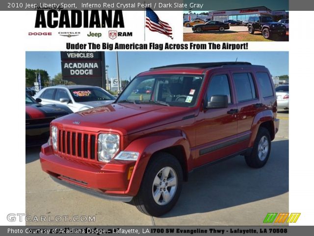 2010 Jeep Liberty Sport in Inferno Red Crystal Pearl