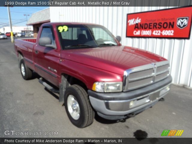 1999 Dodge Ram 1500 SLT Regular Cab 4x4 in Metallic Red