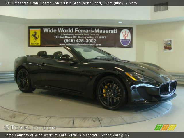 2013 Maserati GranTurismo Convertible GranCabrio Sport in Nero (Black)