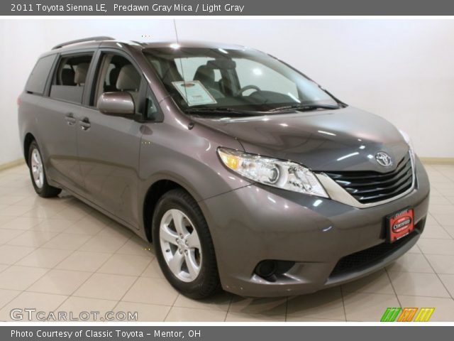 2011 Toyota Sienna LE in Predawn Gray Mica