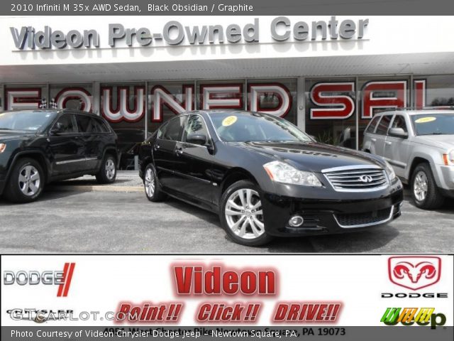 2010 Infiniti M 35x AWD Sedan in Black Obsidian