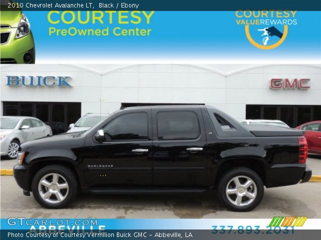 2010 Chevrolet Avalanche LT in Black