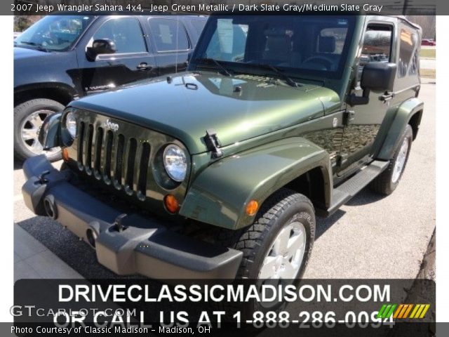 2007 Jeep Wrangler Sahara 4x4 in Jeep Green Metallic