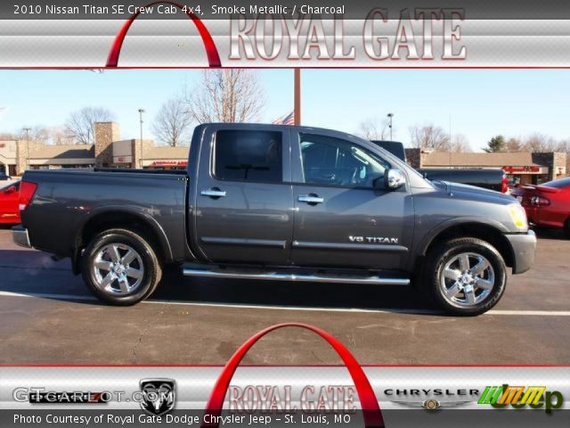2010 Nissan Titan SE Crew Cab 4x4 in Smoke Metallic