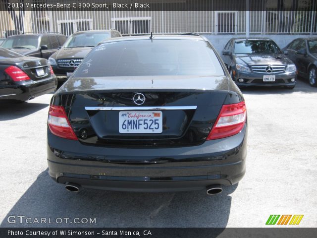 2010 Mercedes-Benz C 300 Sport in Black