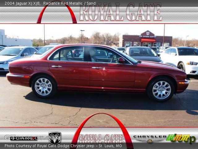 2004 Jaguar XJ XJ8 in Radiance Red Metallic