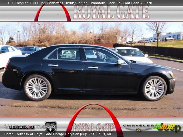 2013 Chrysler 300 C John Varvatos Luxury Edition in Phantom Black Tri-Coat Pearl