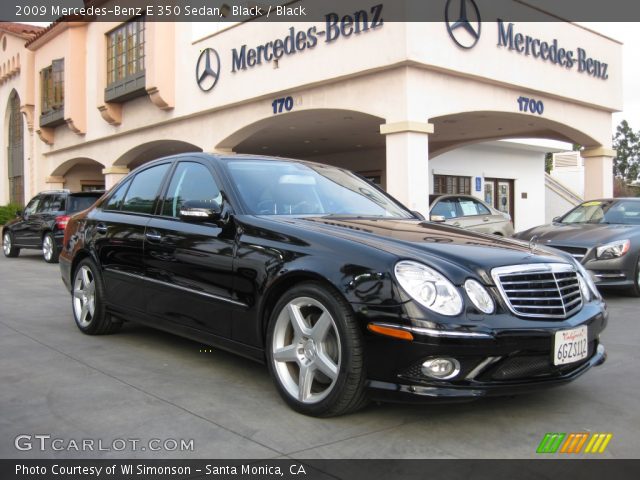 2009 Mercedes-Benz E 350 Sedan in Black