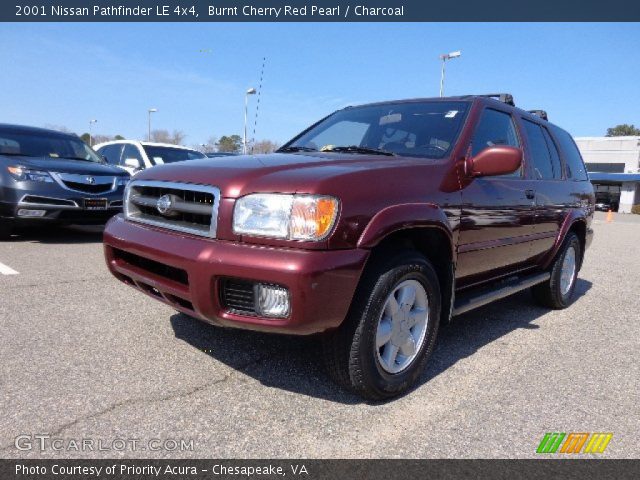 2001 Nissan Pathfinder LE 4x4 in Burnt Cherry Red Pearl