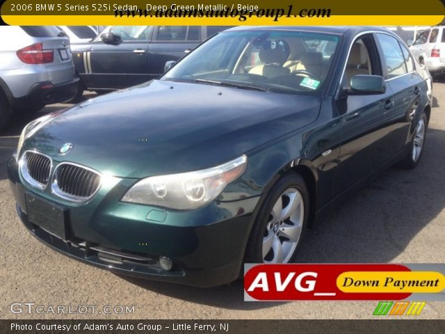 2006 BMW 5 Series 525i Sedan in Deep Green Metallic