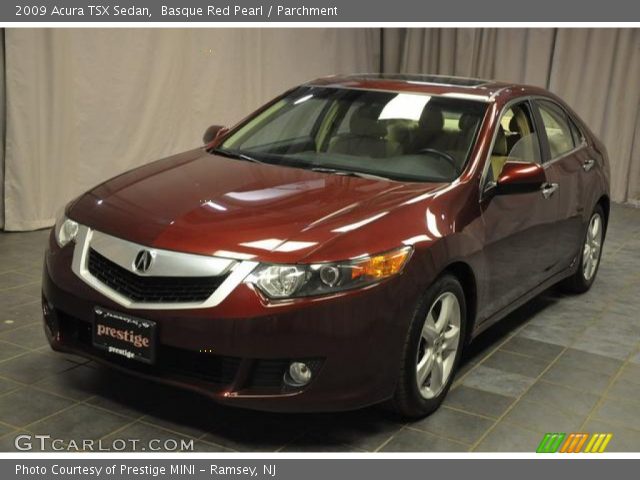 2009 Acura TSX Sedan in Basque Red Pearl