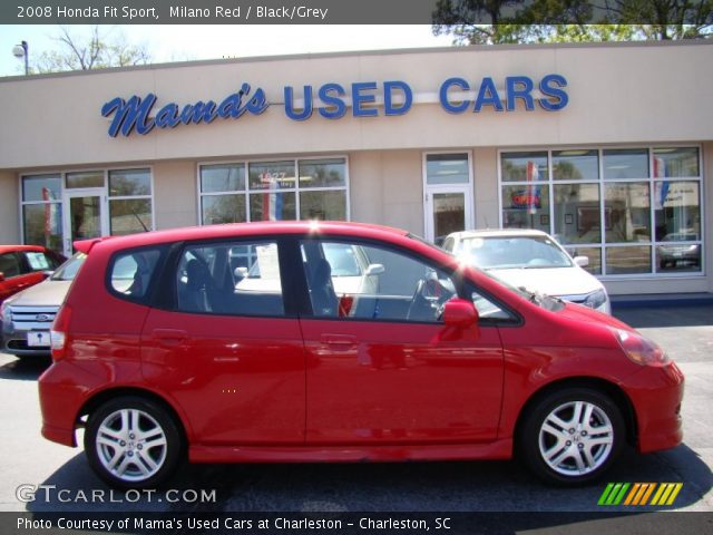 2008 Honda Fit Sport in Milano Red