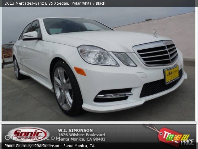 2013 Mercedes-Benz E 350 Sedan in Polar White