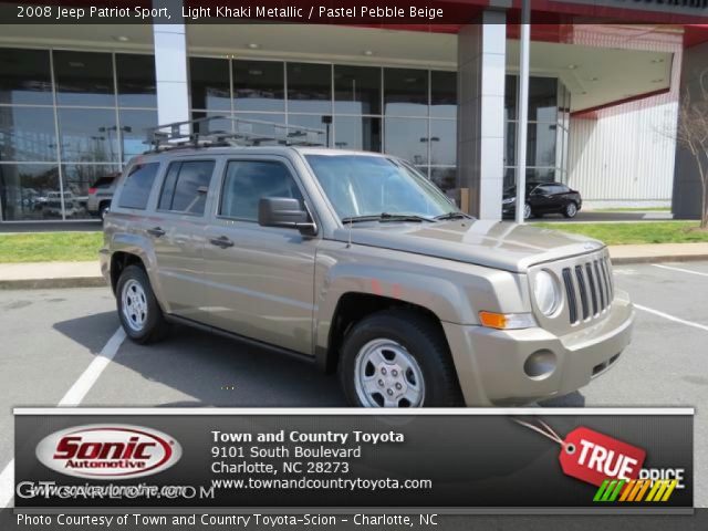 2008 Jeep Patriot Sport in Light Khaki Metallic