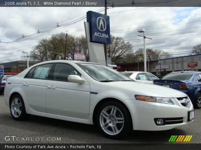 2008 Acura TL 3.2 in White Diamond Pearl
