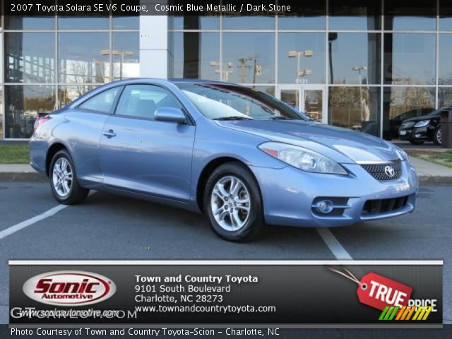 2007 Toyota Solara SE V6 Coupe in Cosmic Blue Metallic