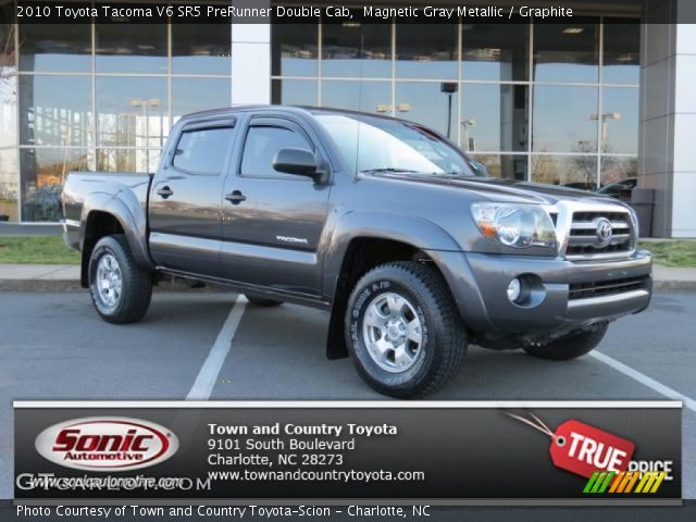 2010 Toyota Tacoma V6 SR5 PreRunner Double Cab in Magnetic Gray Metallic