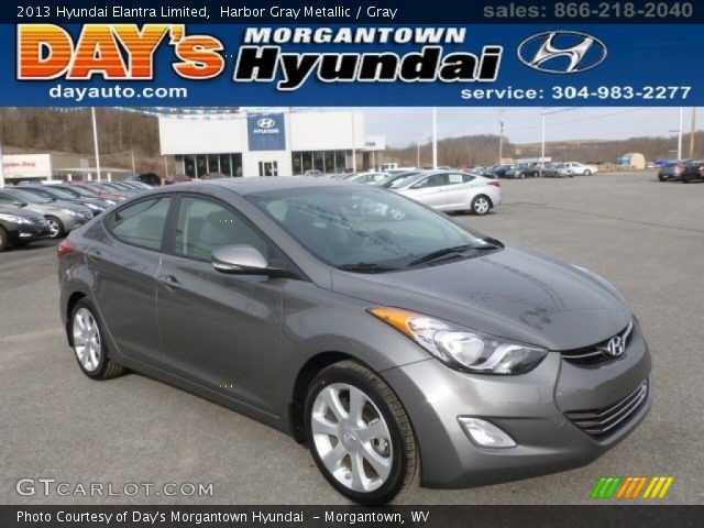 2013 Hyundai Elantra Limited in Harbor Gray Metallic