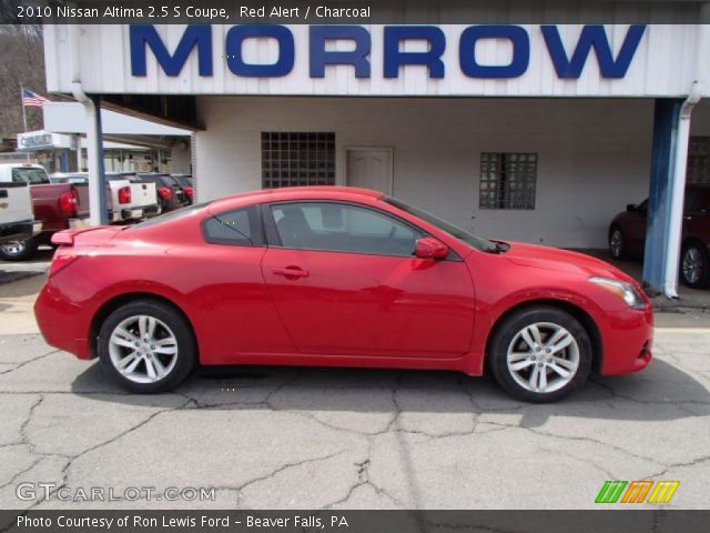 2010 Nissan Altima 2.5 S Coupe in Red Alert