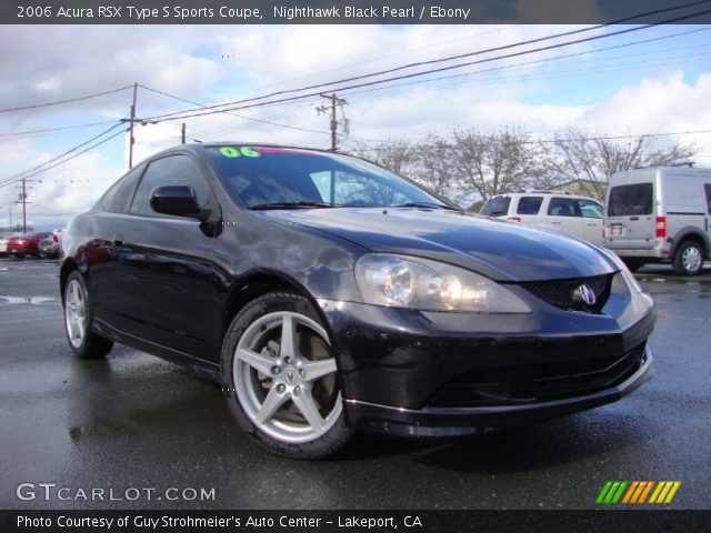 2006 Acura RSX Type S Sports Coupe in Nighthawk Black Pearl