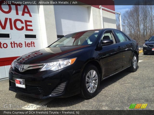 2012 Toyota Camry LE in Attitude Black Metallic