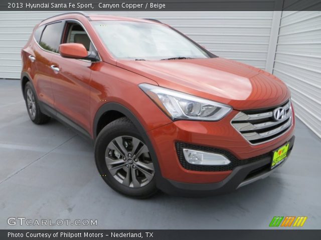 2013 Hyundai Santa Fe Sport in Canyon Copper