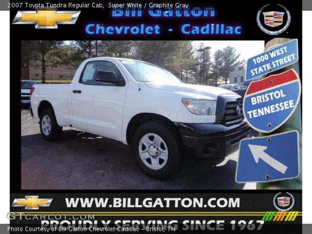 2007 Toyota Tundra Regular Cab in Super White