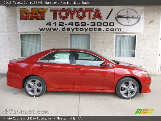 2013 Toyota Camry SE V6 in Barcelona Red Metallic
