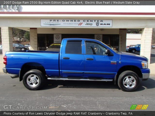 2007 Dodge Ram 2500 Big Horn Edition Quad Cab 4x4 in Electric Blue Pearl