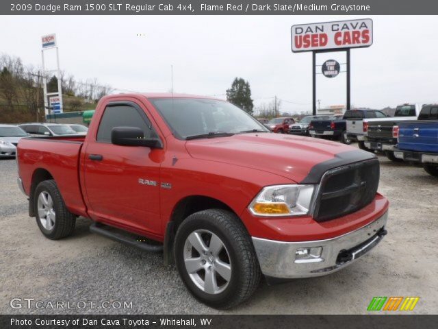 2009 Dodge Ram 1500 SLT Regular Cab 4x4 in Flame Red
