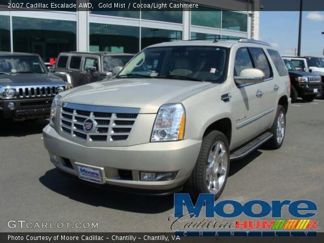 2007 Cadillac Escalade AWD in Gold Mist