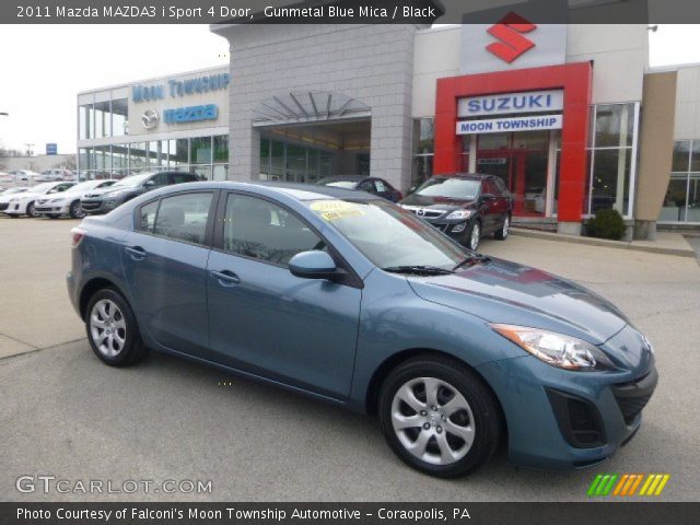 2011 Mazda MAZDA3 i Sport 4 Door in Gunmetal Blue Mica