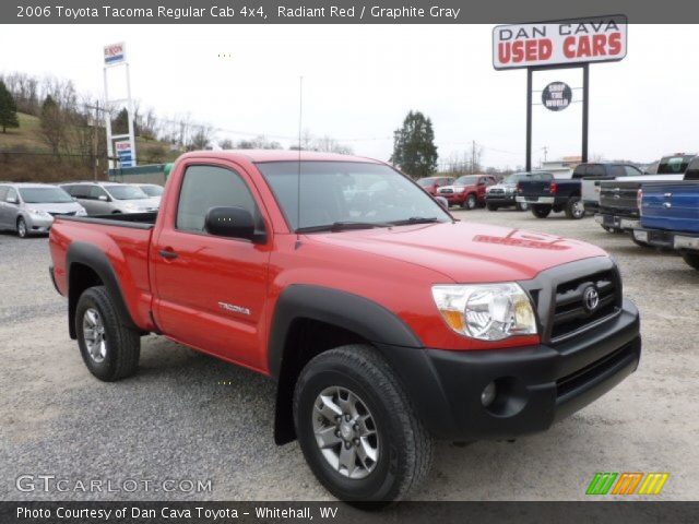 2006 Toyota Tacoma Regular Cab 4x4 in Radiant Red