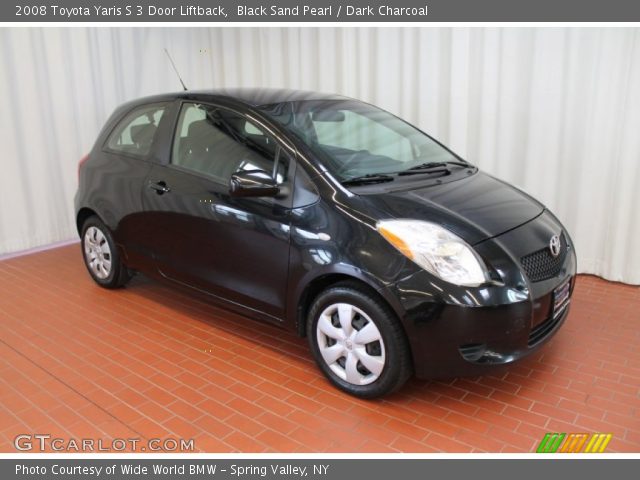 2008 Toyota Yaris S 3 Door Liftback in Black Sand Pearl