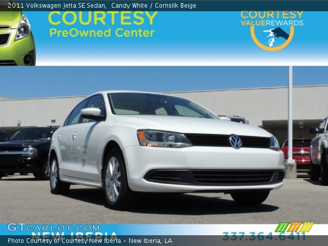 2011 Volkswagen Jetta SE Sedan in Candy White