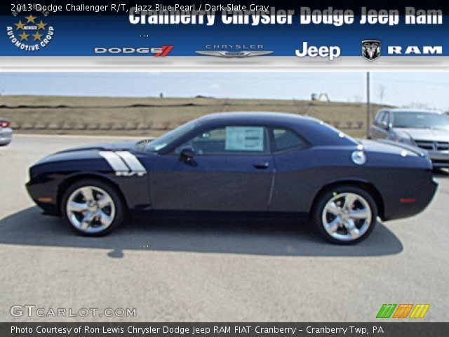 2013 Dodge Challenger R/T in Jazz Blue Pearl