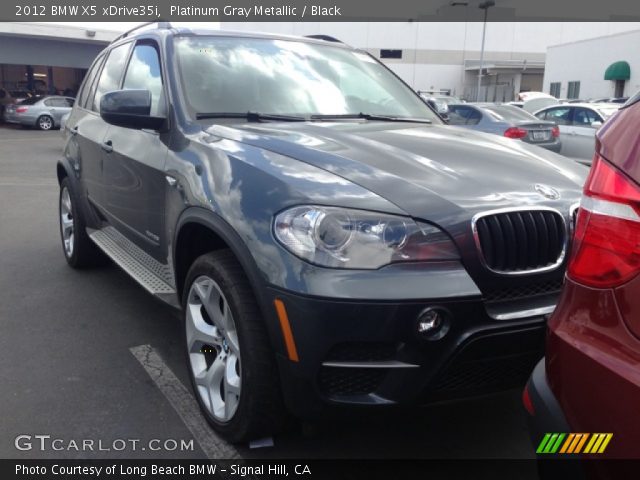 2012 BMW X5 xDrive35i in Platinum Gray Metallic