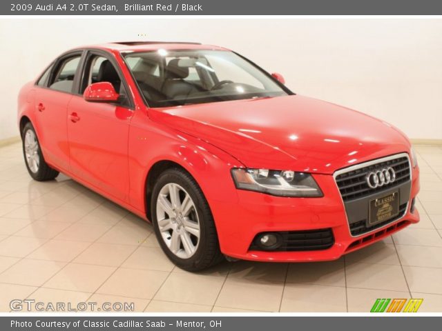 2009 Audi A4 2.0T Sedan in Brilliant Red