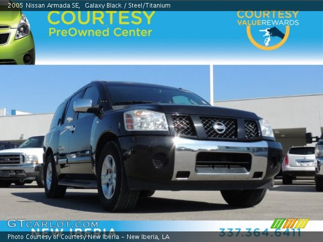 2005 Nissan Armada SE in Galaxy Black