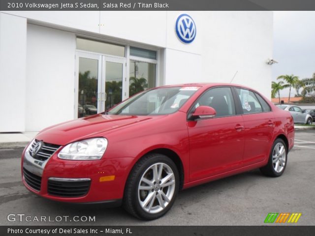 2010 Volkswagen Jetta S Sedan in Salsa Red