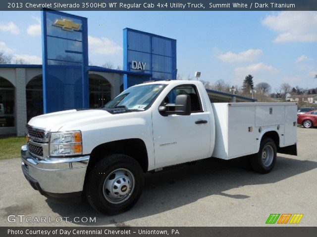 2013 Chevrolet Silverado 3500HD WT Regular Cab 4x4 Utility Truck in Summit White