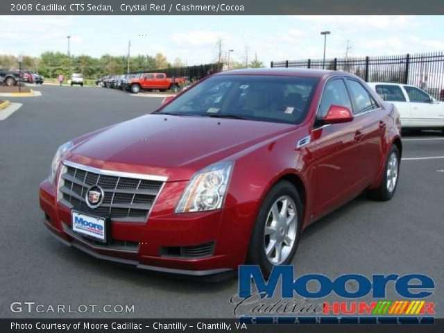 2008 Cadillac CTS Sedan in Crystal Red