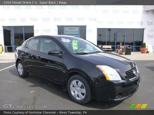 2009 Nissan Sentra 2.0 in Super Black